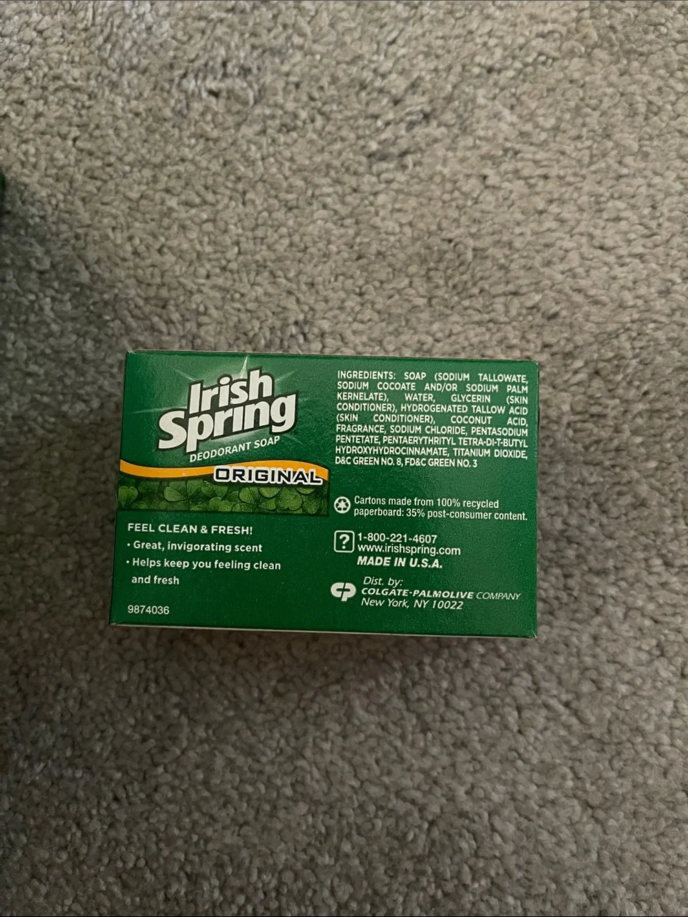 Irish Spring deodorant soap (12+1 count)